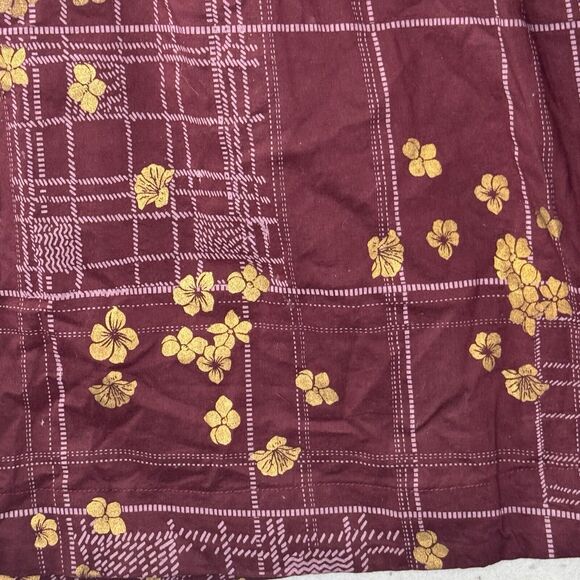 All About You Deepika Padukone- Dark Purple Floral Sun Dress Size Large Tropical - Picture 11 of 12